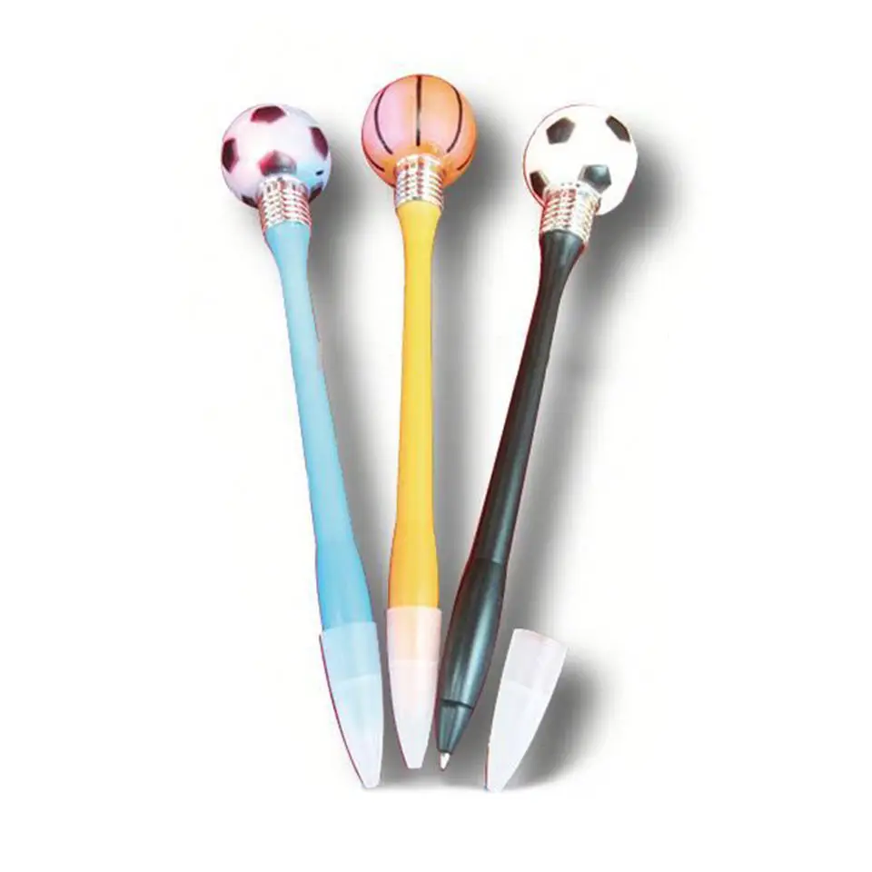 LED light pen with football on top for promotion