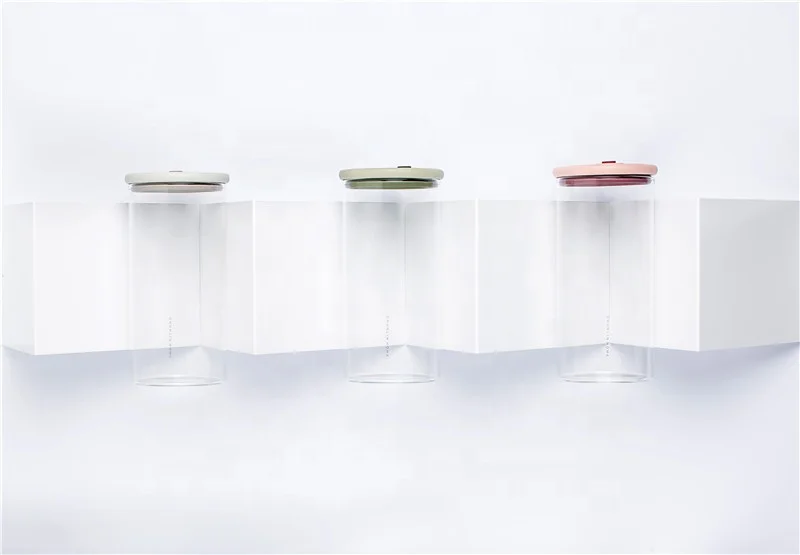 3 size set eco-friendly glass vacuum Food storage jar with pumpHot