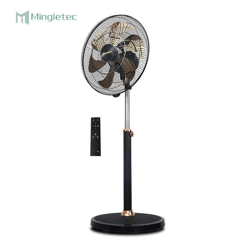 18 inch brushless dc Round Base standing fan with screen control