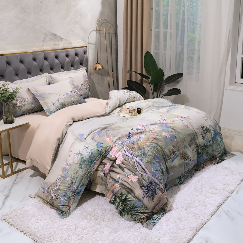 China Supplier 3D Printed Bedsheet Bedding Set Designer Comforter Sets