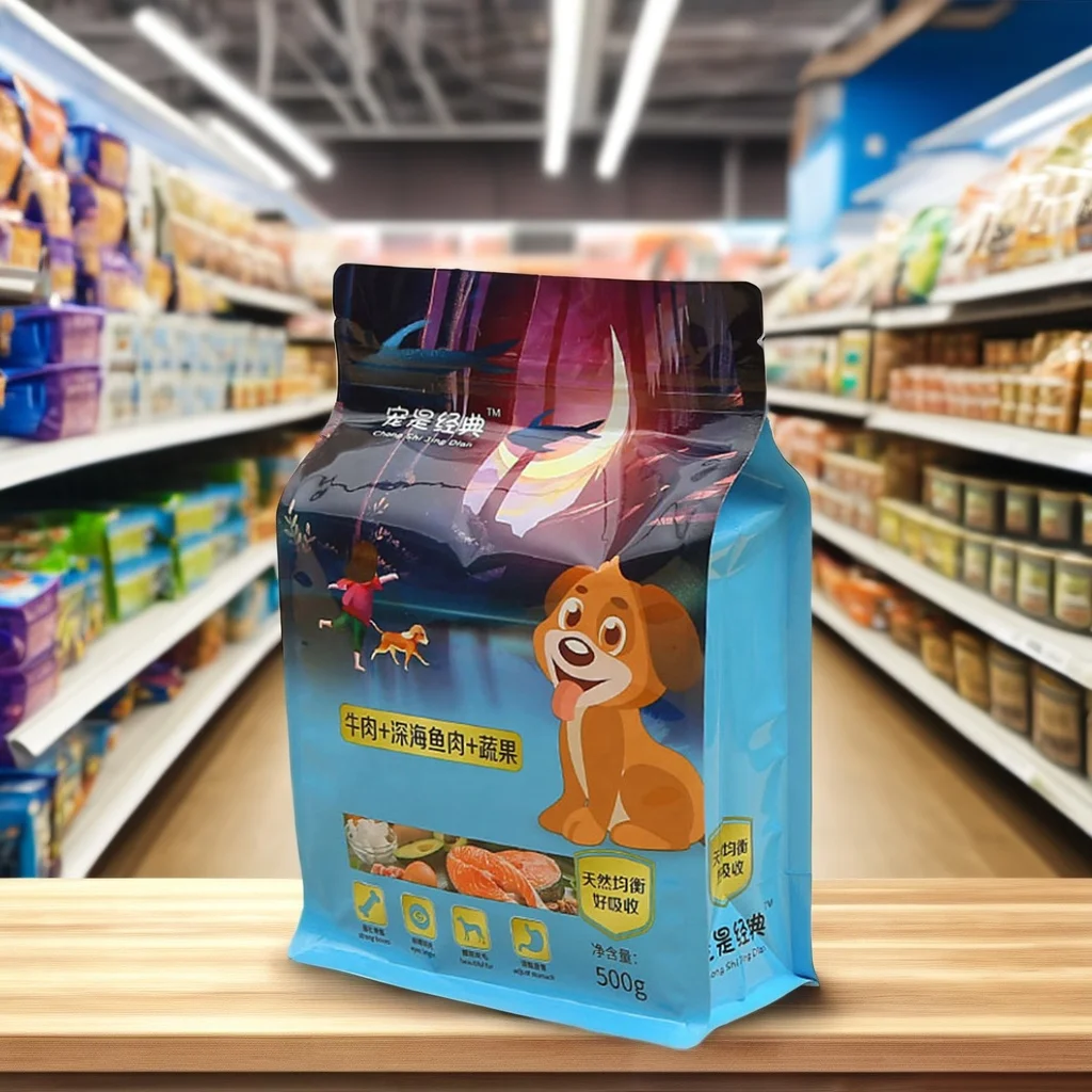 Resealable Aluminum Compound Bag Food Packing Dust-proof Aluminum Bag For Snacks Nut Or Candy