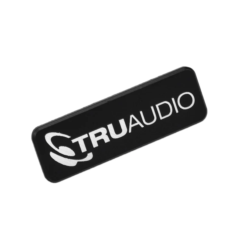 New Custom Metal Label Embossed Aluminum Sticker for Machine Furniture Car