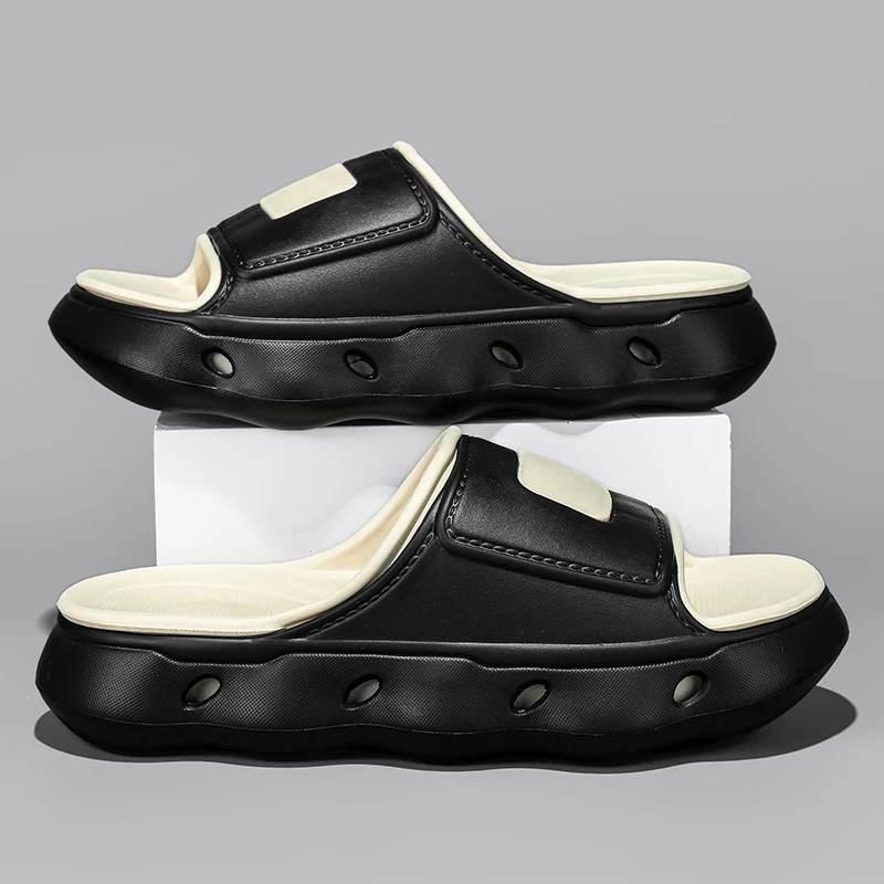 New Indoor  Outdoor Slippers Fashion  Slippers Lightweight Summer Slippers Anti Slip for men Beach Sandals