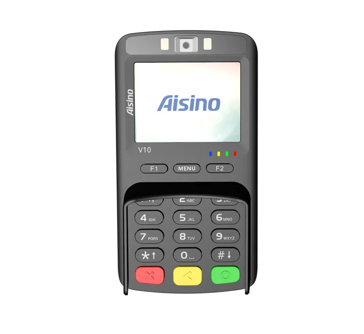 compact pin pad with chip card reader mag-stripe card reader and contactless card reader