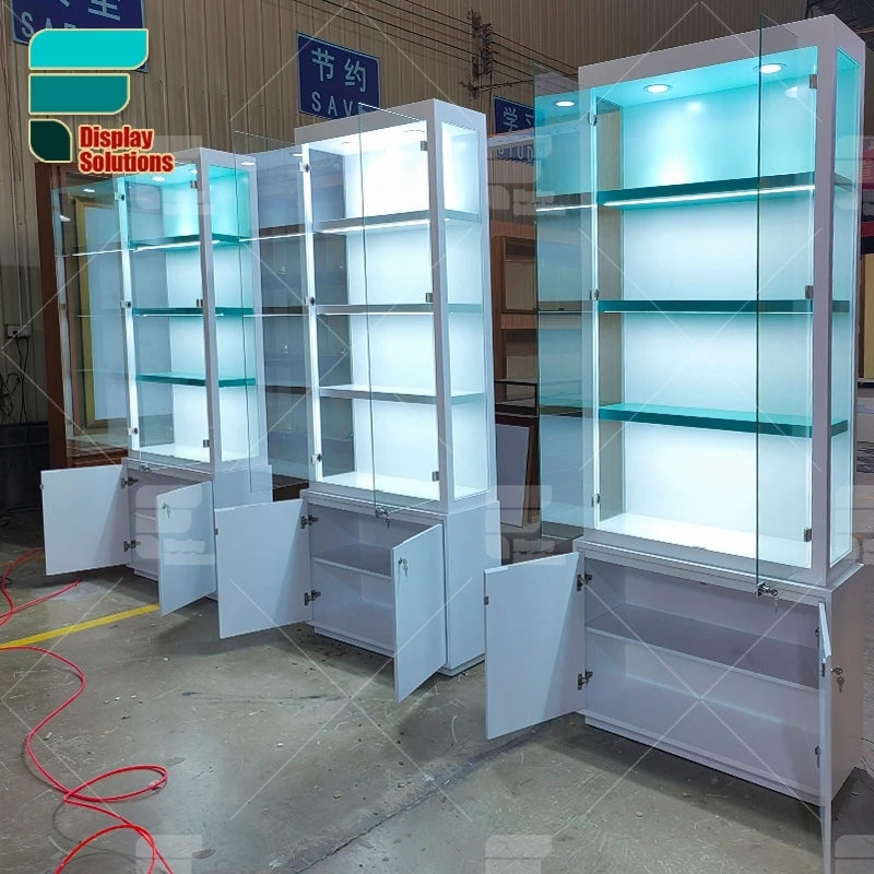 Retail Dispensary Furniture Smoke Shop Showcase Display Cases Tobacco Shop Display Furniture for Smoke Shop