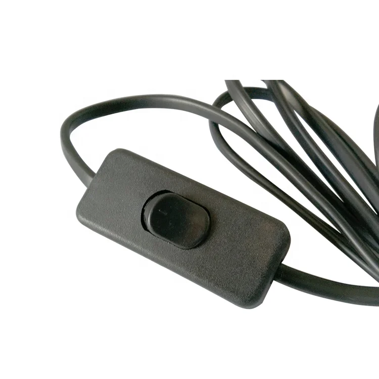 
VDE Approval EU 2 Pin Salt Lamp AC Power Cord With 303 Dimmer Switch 