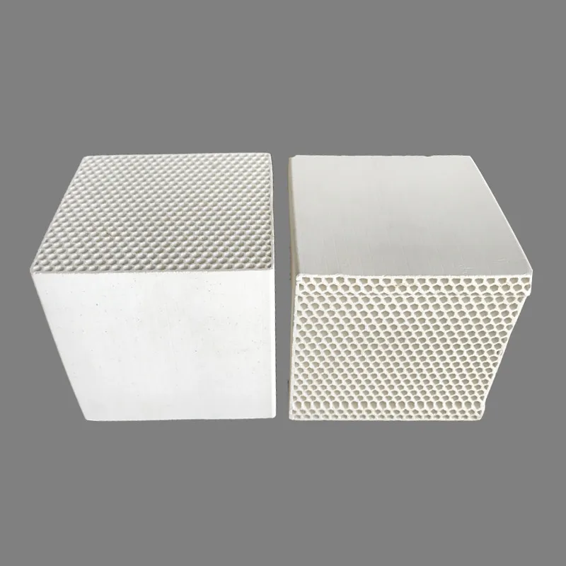 100*100mm Cellular Honeycomb Ceramics for RTO RCO Heat Exchanger