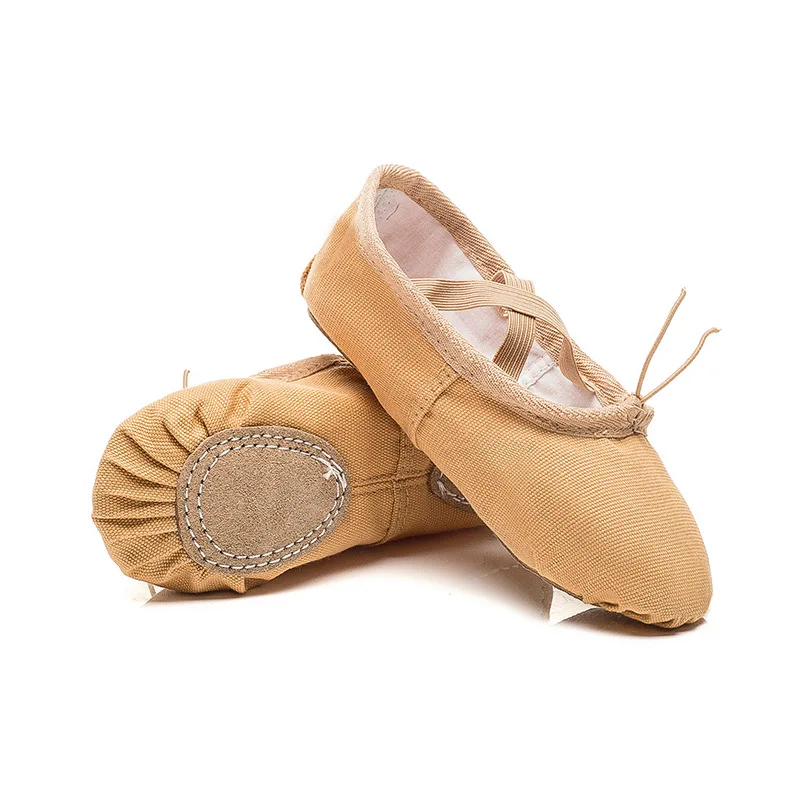 Ballet Shoes Satin Split Sole Flats for Dancing Gymnastic Yoga