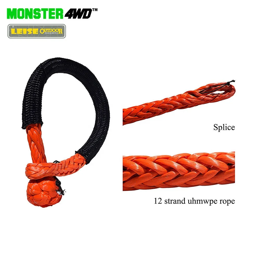 Monster4WD recovery gear synthetic soft bracket with best strength wholesale