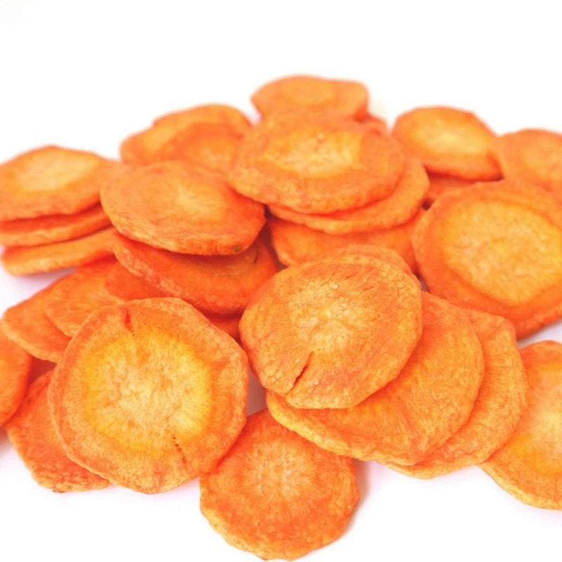 Cheap Price Healthy Snacks mixed dried vegetable crispy Dried Carrot Slices