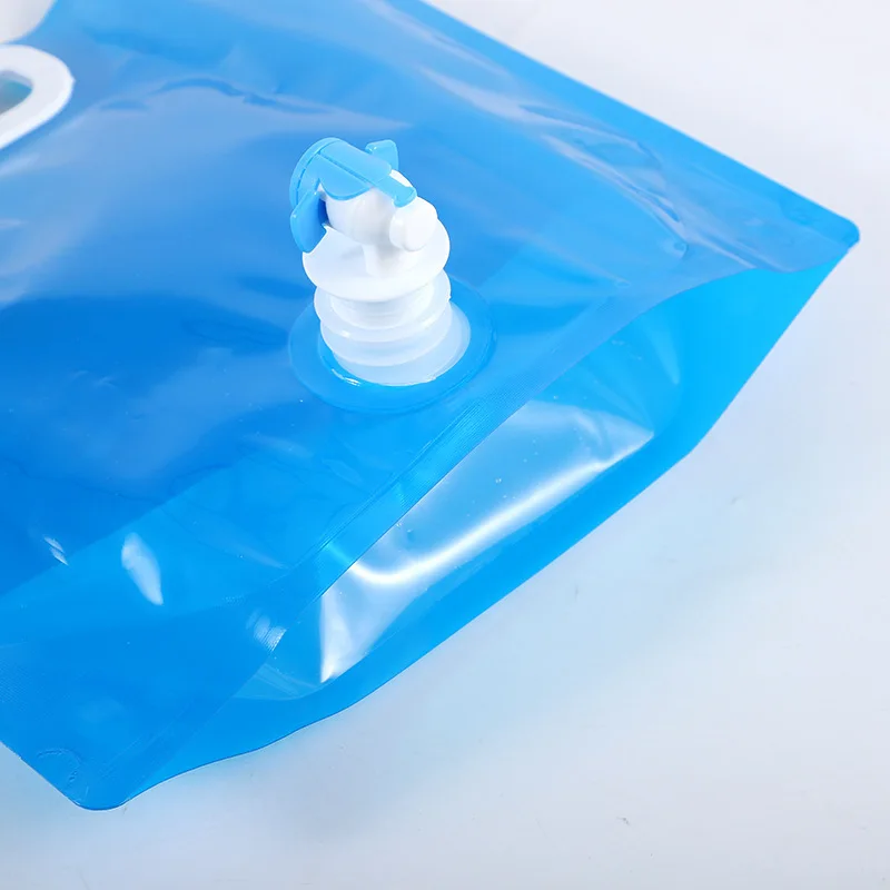 Складной портативный походный пластиковый контейнер для воды с краном, 5 л, 10 литров