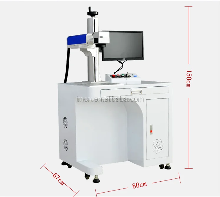 20w/30w/50w/70w/100w color fiber laser marking machines price /fiber laser engraver/laser marker
