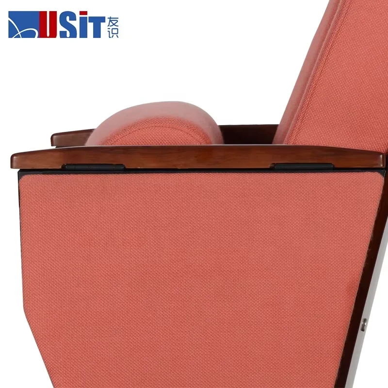 Custom Cinema Chair University Students Classroom Auditorium Theater Seating With Writing Board