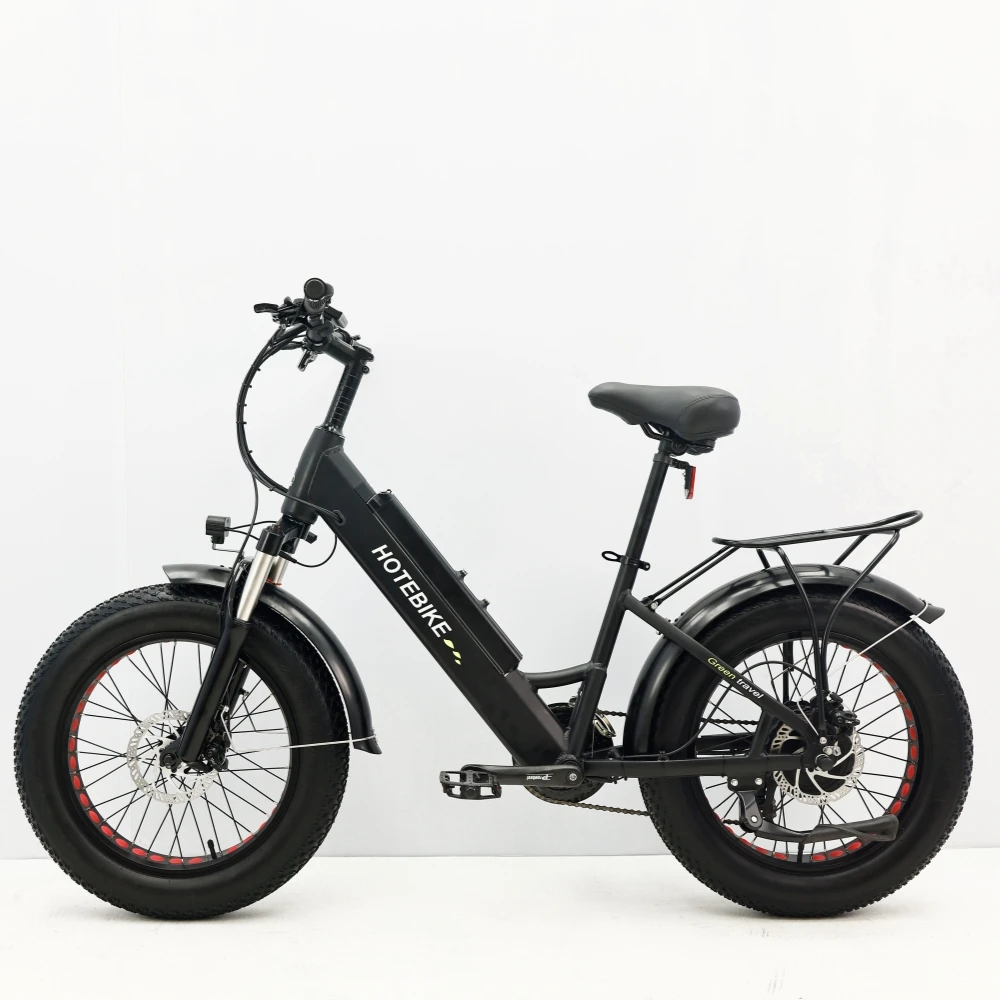 HOTEBIKE big power 1000w motor electric bike Snow bike electric fat bike 500W 750W for sale ce eu usa