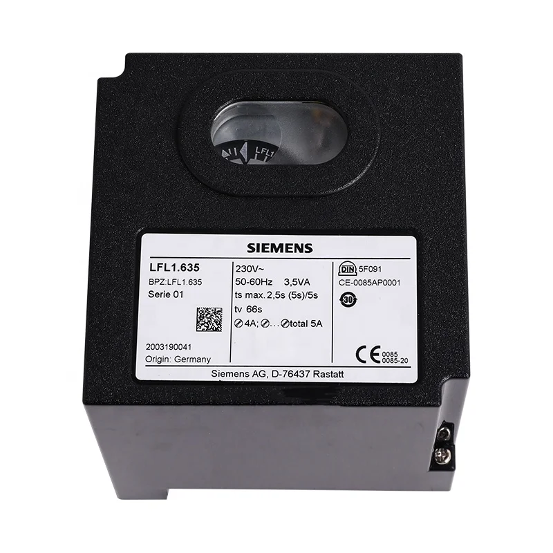 LFL1.635 gas burner controller control box program controller replace siemens LFL LAL flame safeguards