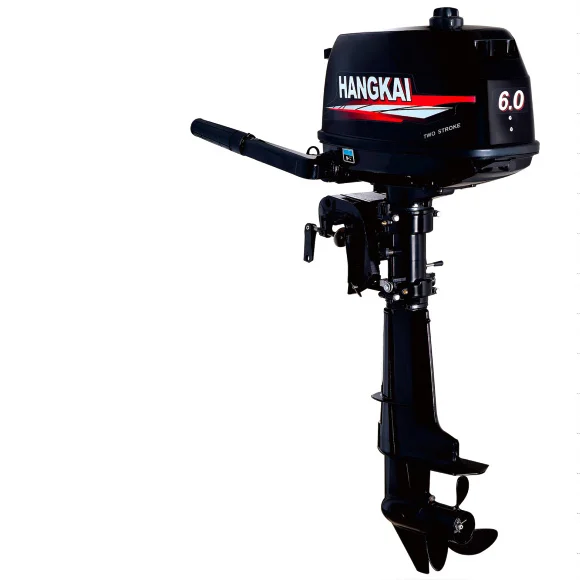 HANGKAI Короткая ось 2-х тактный 6HP подвесной лодочный мотор