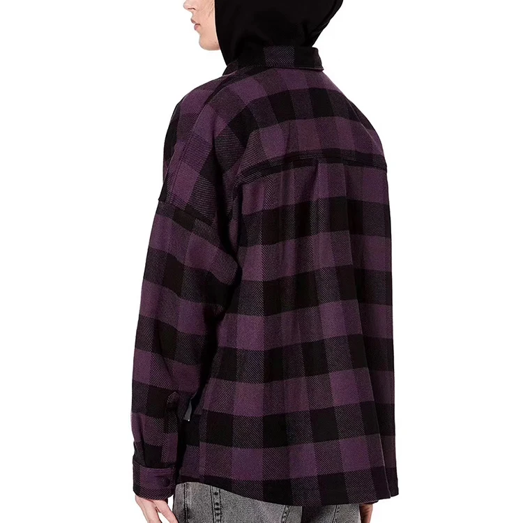 Flannel Shirt Yellow Polyester Flannel Shirt Men Plaid Shirt Long Sleeve