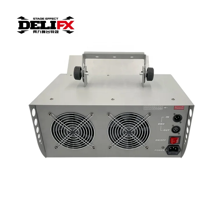 100w DMX Roller Bubble Machine Wireless Remote Control with Double Blower Fans for Indoor Outdoor Wedding Stage Birthday Party