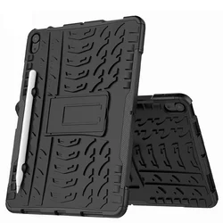 Dazzle Shockproof Foldable Kickstand Rubber TPU+PC Case for iPad Air 4 2020 10.9 inch Air 5 2021Tablet