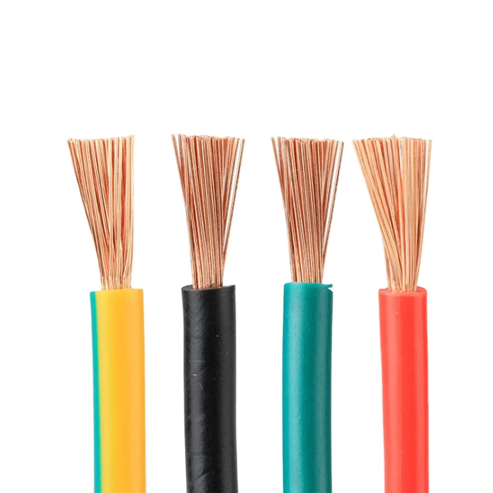Electronic cable 16/18/20AWG Copper wire BVR 0.5-16mm2 house wiring electrical cable PVC wire
