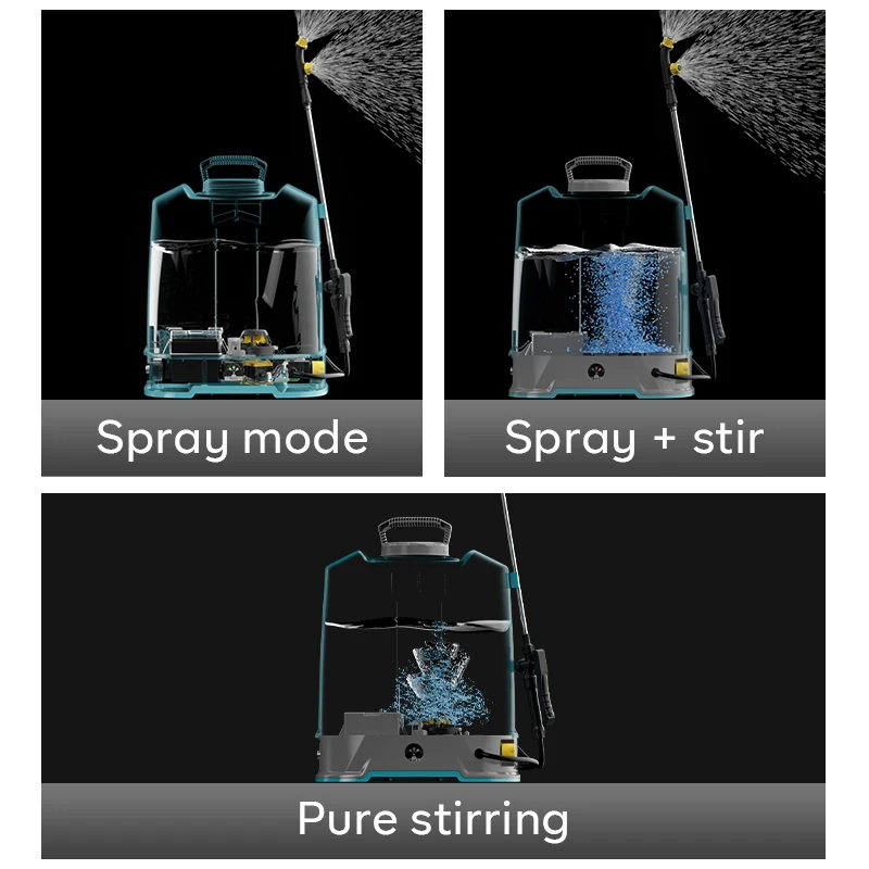 Agriculture backpack electric 20L battery stir sprayer