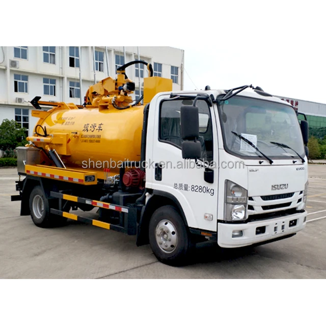 ISUZU ELF NPR 700P 6 куб. М многофункциональные канализационные Фекальные всасывающие автомобильные вакуумные