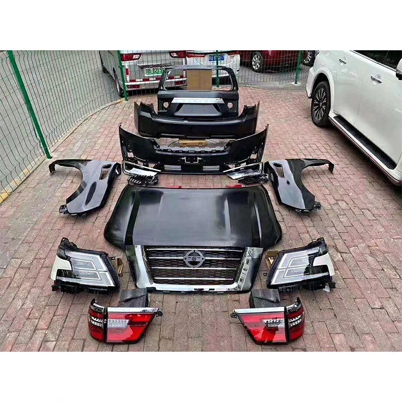 hood front/rear bumper headlight tailfor nlssan Patrol Y61 upgrade body kits Y62 facelift body kits 2020 Patrol
