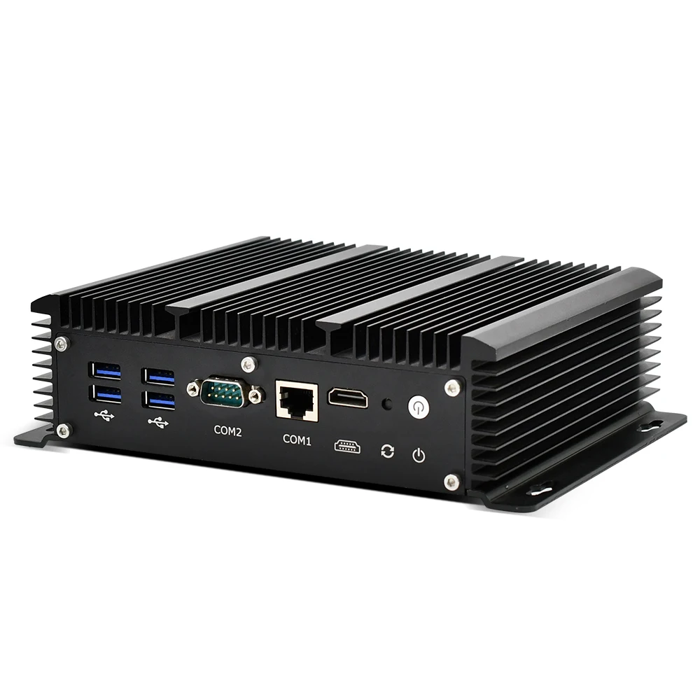 Topton 6 LAN Мини ПК 10th Gen Core i7-10510U i5-10210U AES-NI RS232 безвентиляторный промышленный pfSense брандмауэр прибор маршрутизатор