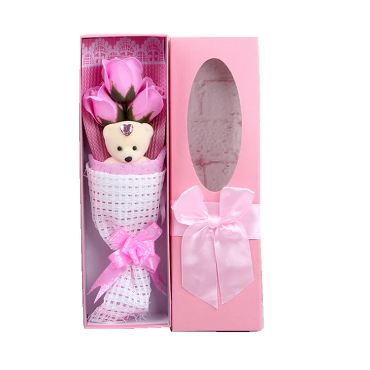 Cartoon wedding flower bouquets of soft toys for bride fashion beautiful pretty valentine gift plush toy