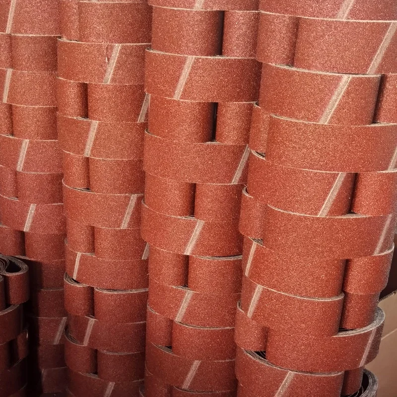 Sanding tape 610x100mm hard cloth based alumina abrasive GXK51-P metal wood sandpaper tape