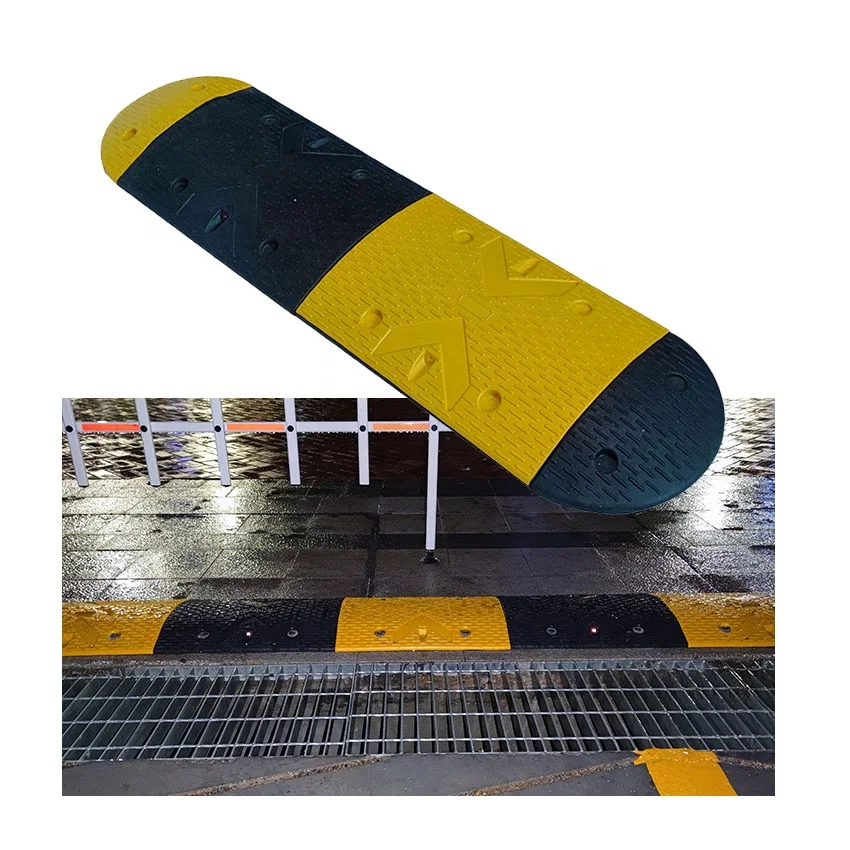 YCTRAFFIC Vehicle Speed Bump - Car & Truck Speed Bump Traffic Guard Cat Eye Reflectors