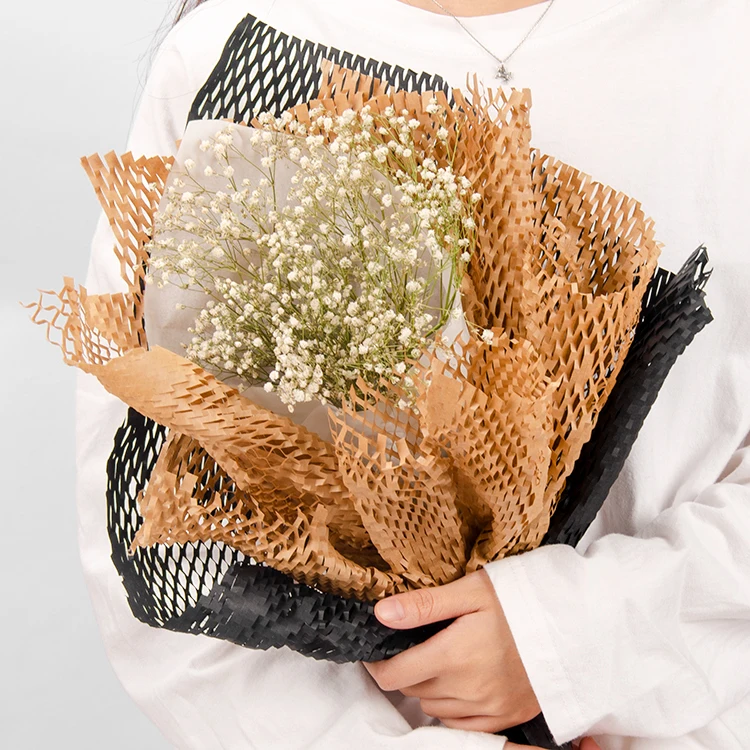 
ALPS Size 38CM*250M Recyclable Honeycomb Paper kraft honeycomb paper cushion pack kraft honeycomb wrap 