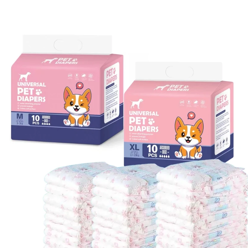 Super Absorbent Disposable Dog Diapers and Wraps Female Dog Diaper