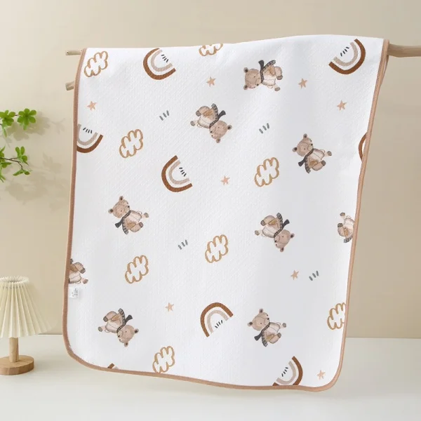 Custom Waterproof Bed Cover Mattress Pad Washable Diaper Changing Pad Infant Mattress Baby Crib Diaper Pad