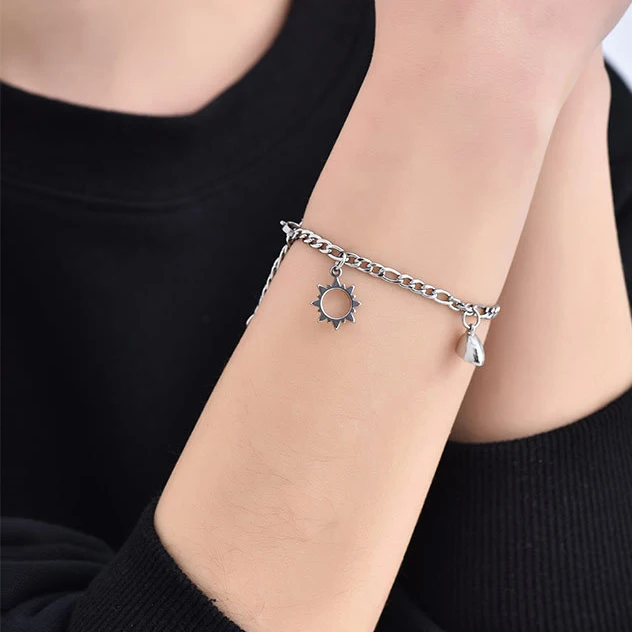 2 шт. браслет из нержавеющей стали