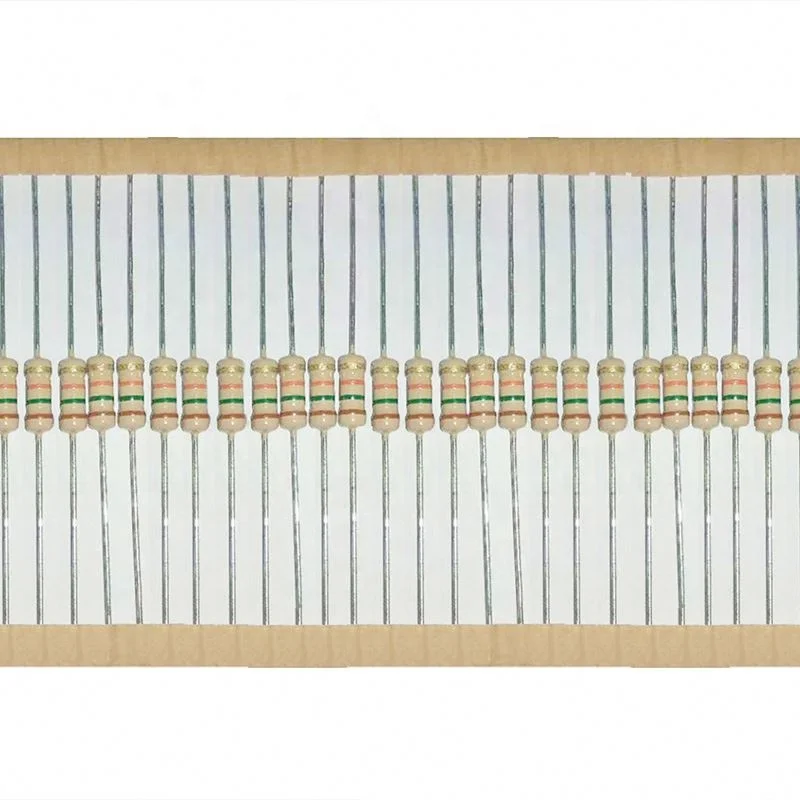Carbon film resistors 1/4W 1Euro 5% five-color ring resistor