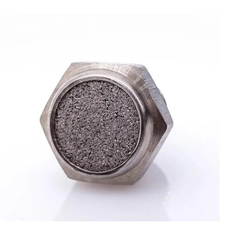 Pneumatic part air silencer SS316 SSM Flat head SSV pneumatic muffler