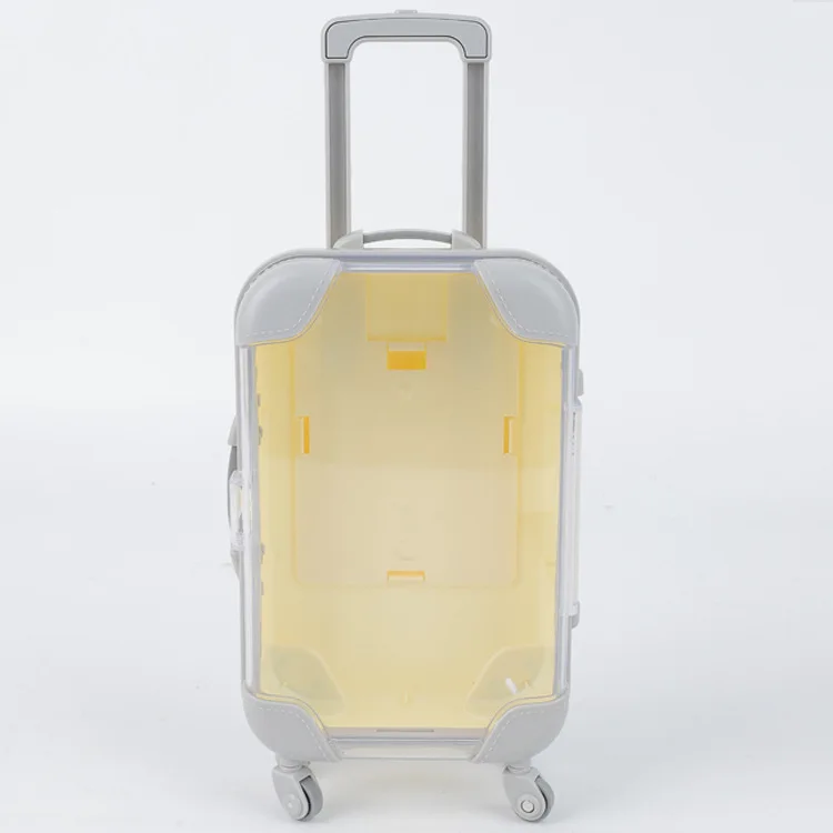 mini trolley suitcase box Empty packing Box Luggage gift self defense keychain Packaging Suitcase