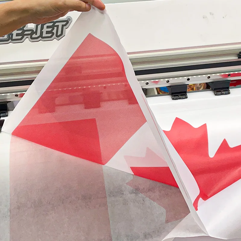 110gsm-120gsm 100% Polyester Flag Fabric Material Roll for Dye Sublimation Direct Printing