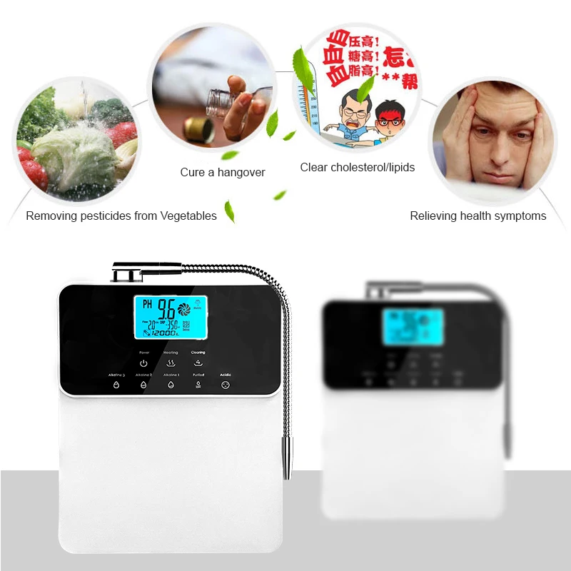 CAMAZ new design PH water ionizer machine 11 plate kangen water ionizator water alkaline machine
