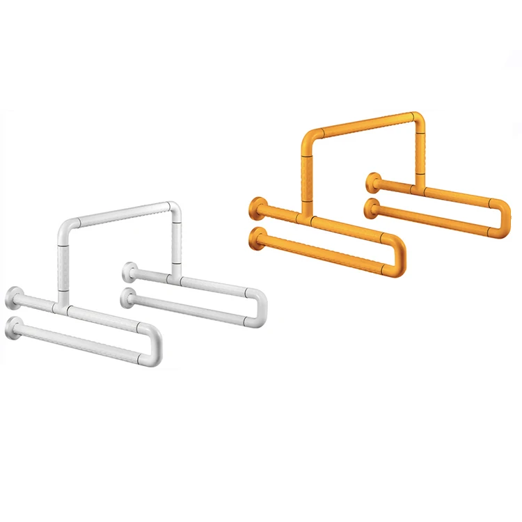 Foshan faoctory plastic nylon elderly bathroom grab bar safety toilet urinal armrest for disabled