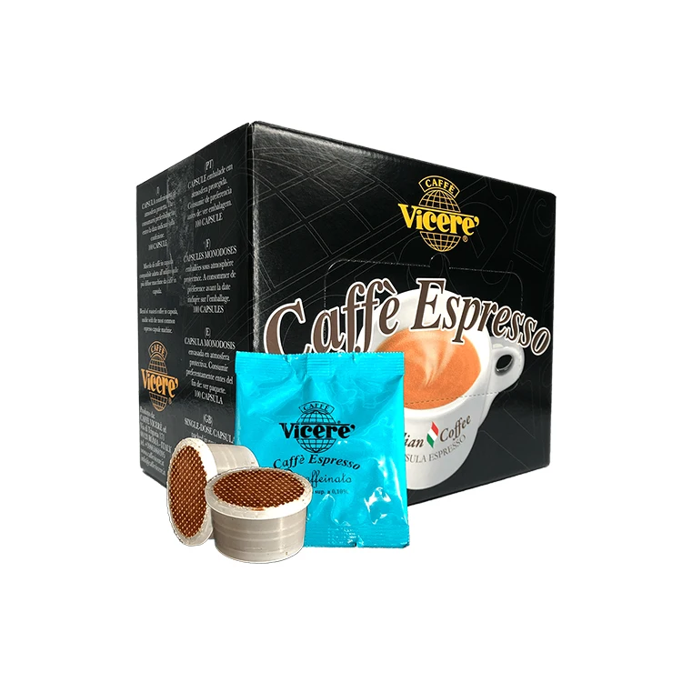 
Italian Espresso Coffee Capsules Brands Decaffeinato Coffee 