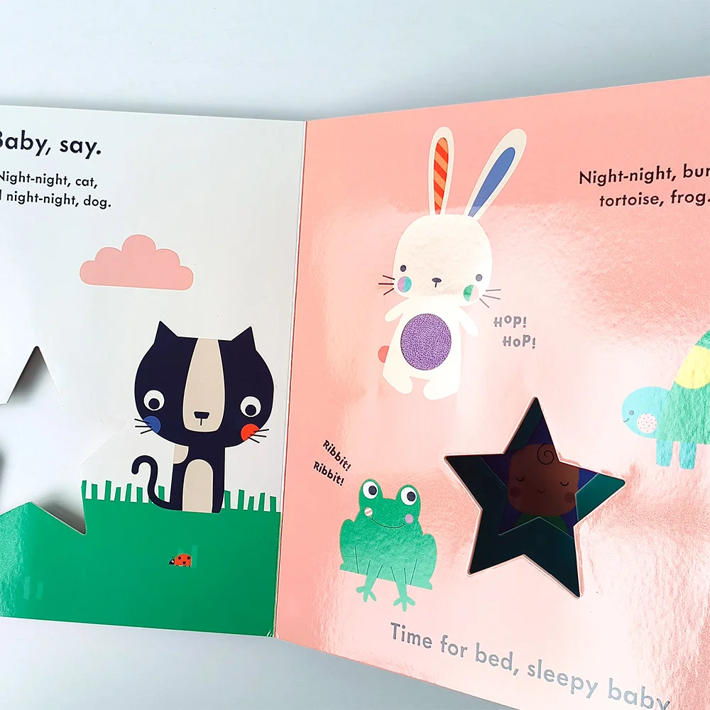 Children books custom printing Children Enlightenment baby touch kindergarten Education books