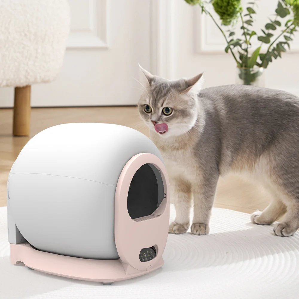 Самоочищающийся кошачий Песочник умный ящик для мусора с кошкой индивидуальный закрытый АБС-материал автоматический кошачьего туалета