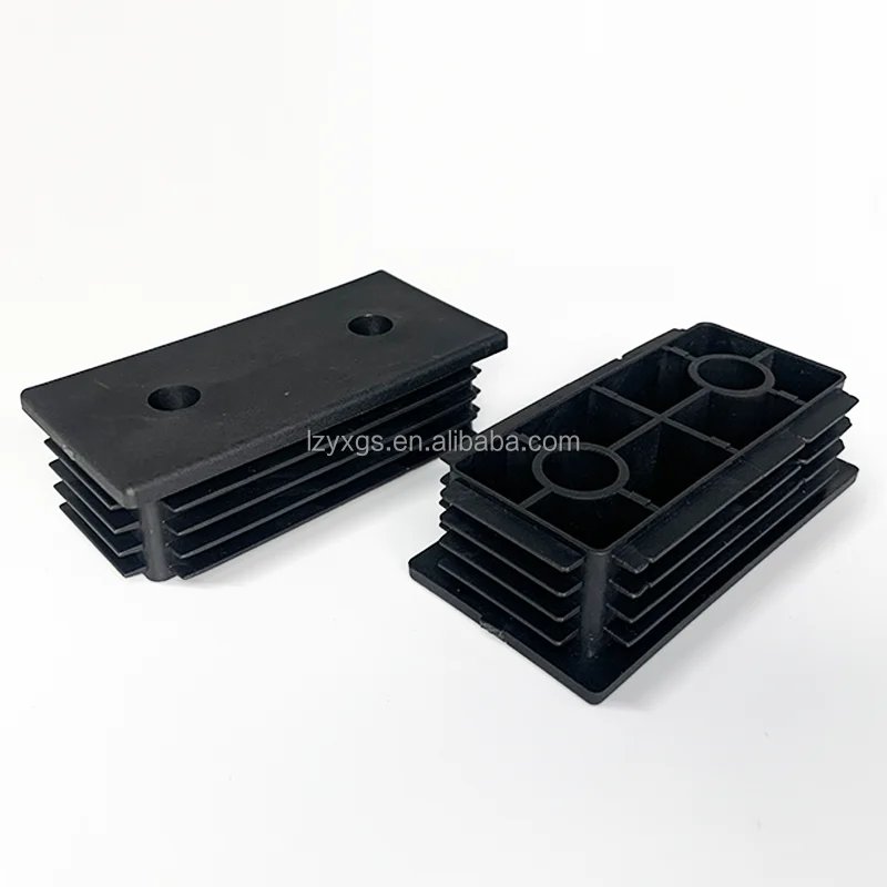 50*100mm double-hole nut plastic plug screen partition adjustable foot pad Furniture plastic plug high and low foot pad