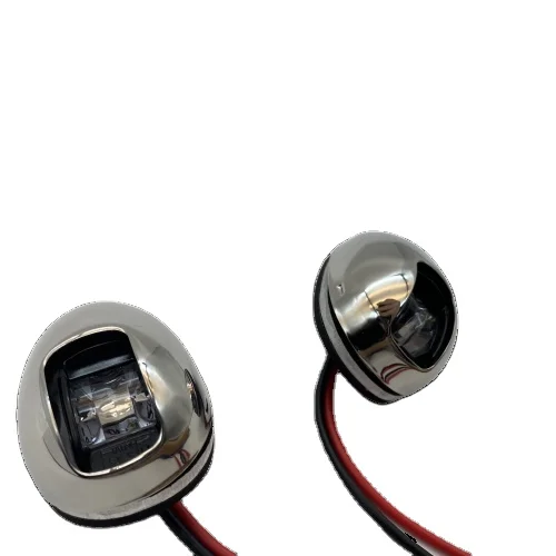 Led Night Spot Beacon Rescue Side Mounted  Navigation Lights Speed Dinghy Black Plastic Boat Navigation Lights