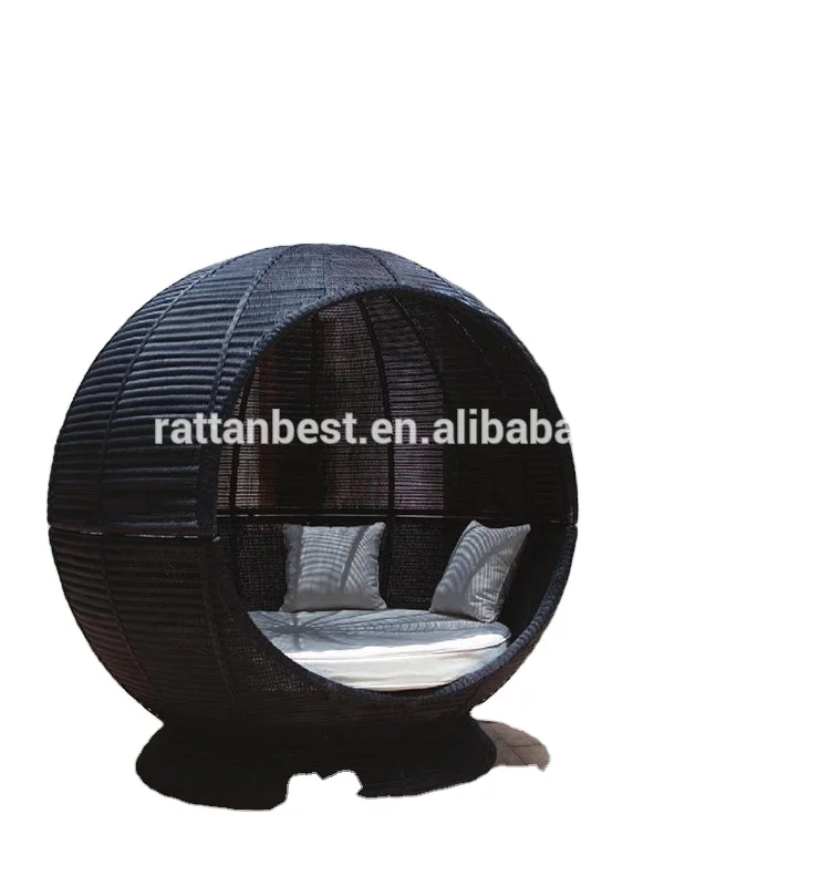 rattan outdoor ball egg chair