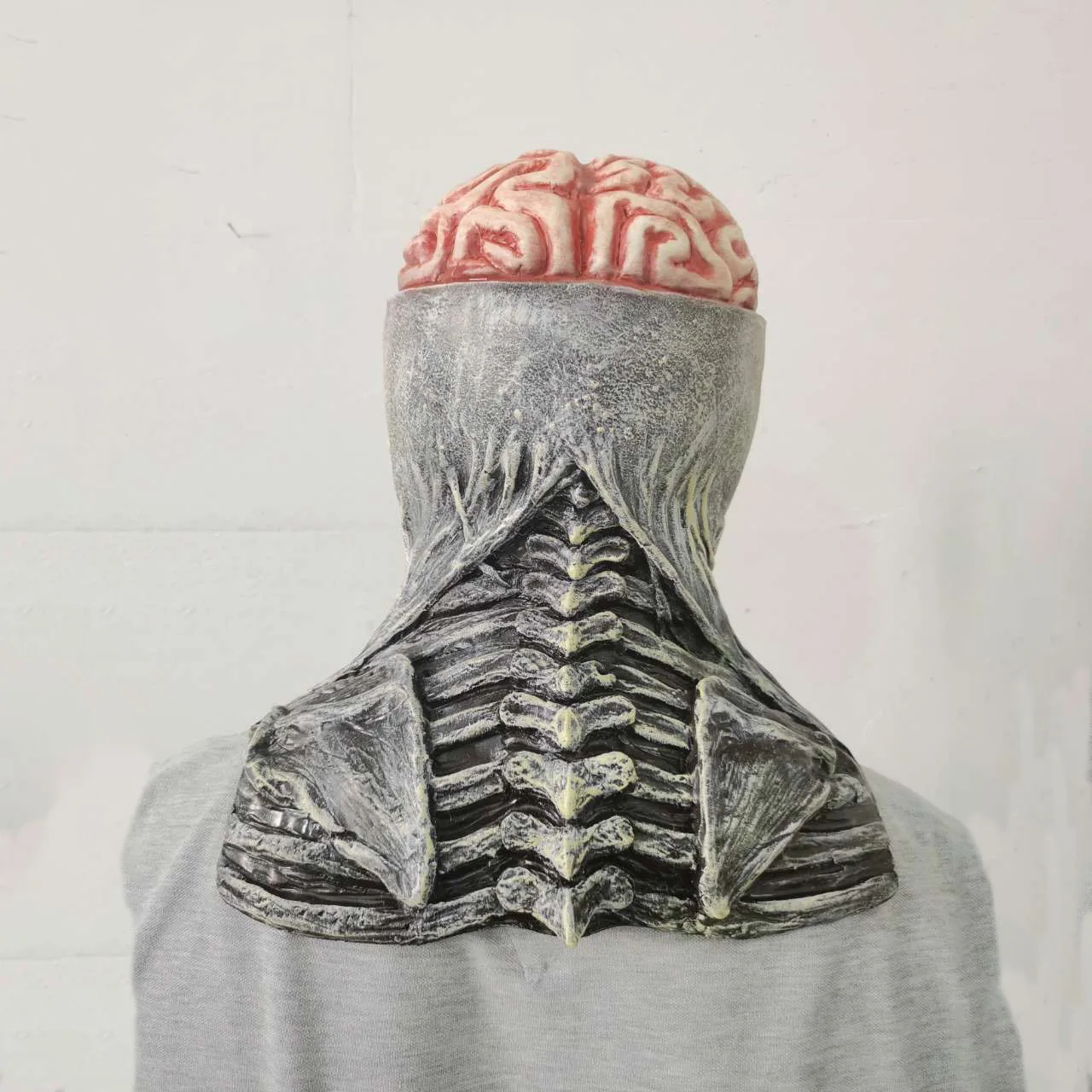 2022 Hot Sale Factory Wholesale Scary Screaming Exploding Brain Weird Latex Halloween Skull Mask