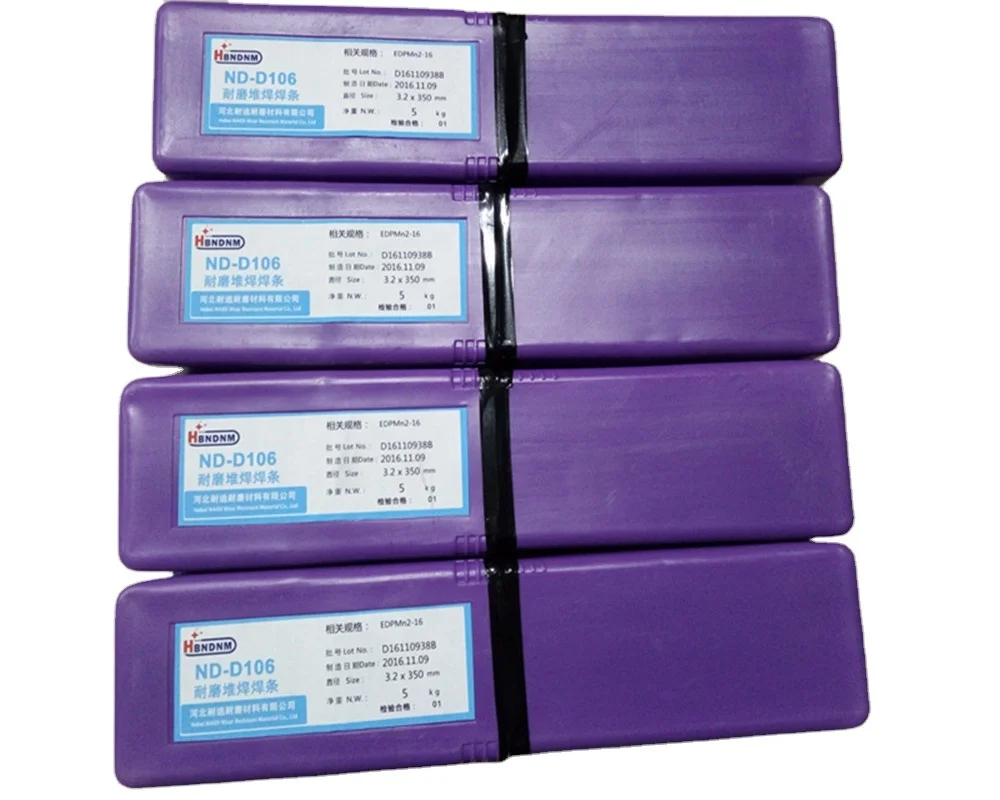 free sample high quality AWS EFeMn-A high manganese steel surfacing hard facing welding electrode d256 3.2mm 4.0mm