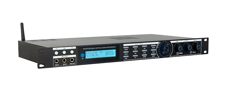 AP-800 Professional digital Pro audio mixer echo sound system karaoke mixer DSP processor for sale